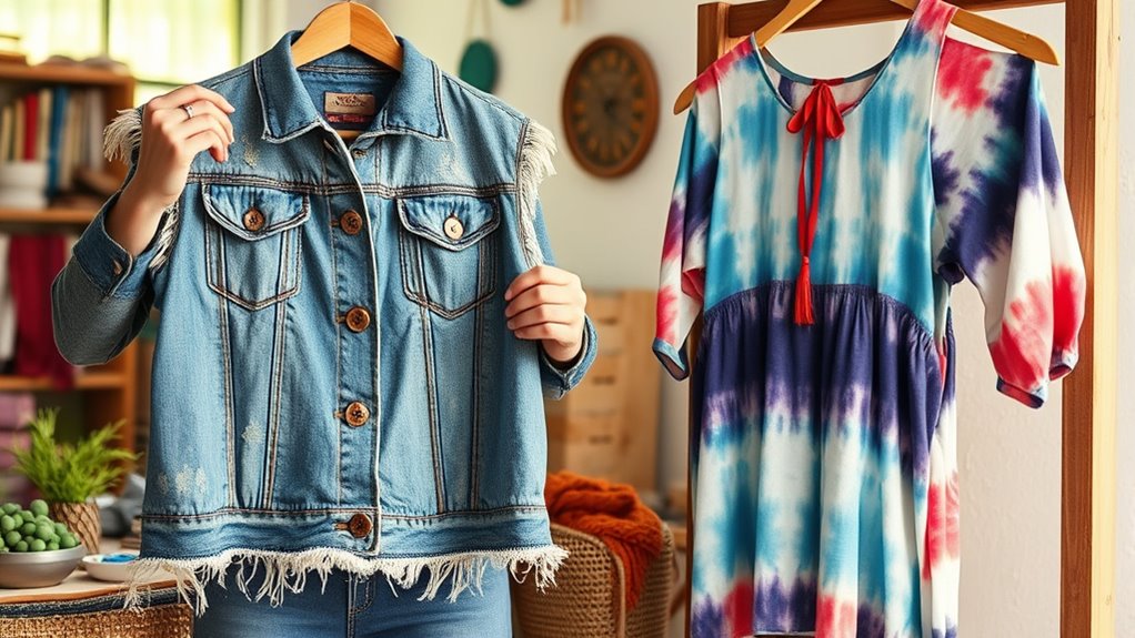 upcycled boho clothing techniques