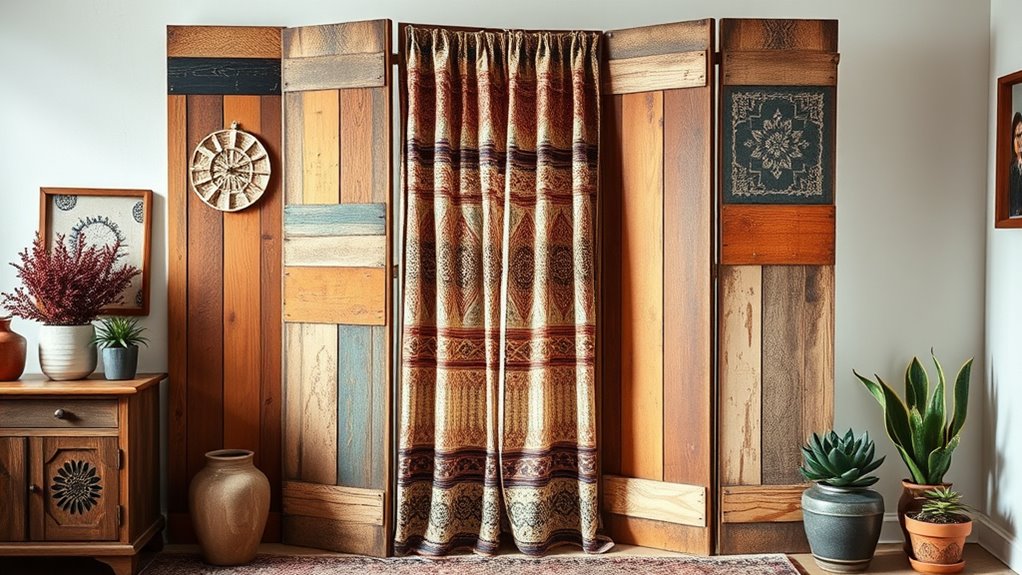 upcycled furniture enhances privacy