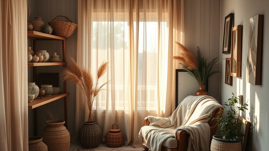 warm organic ambient lighting