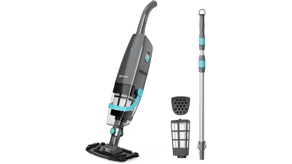 wireless pool vacuum device