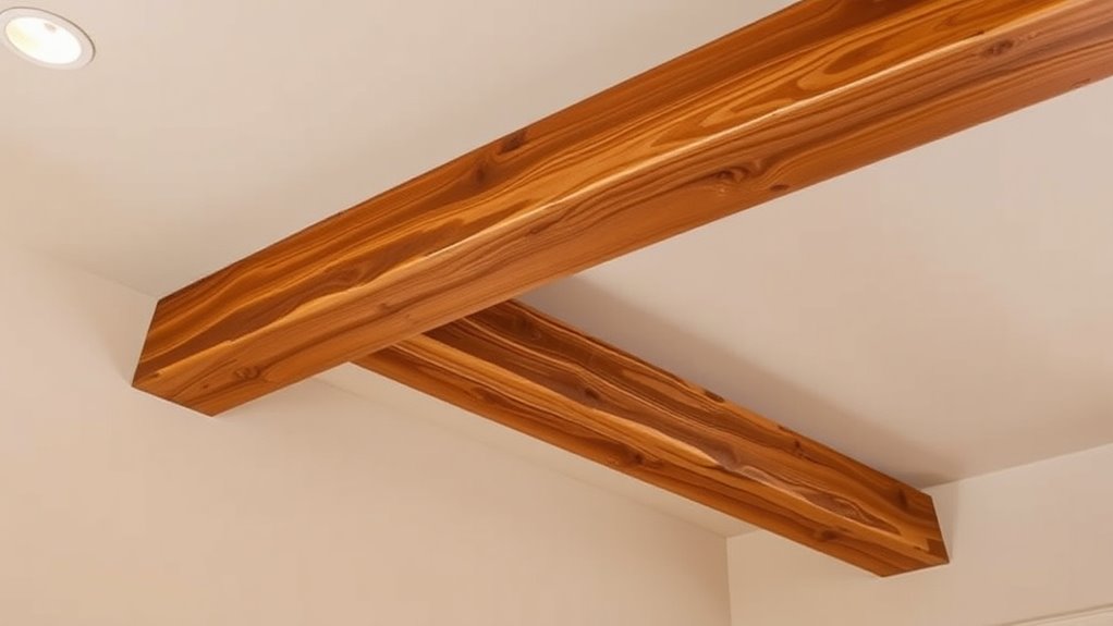 affordable faux wood beams