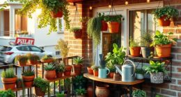 balcony urban gardening tips