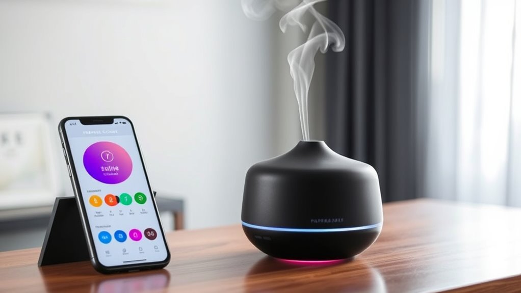 bluetooth scent scheduling