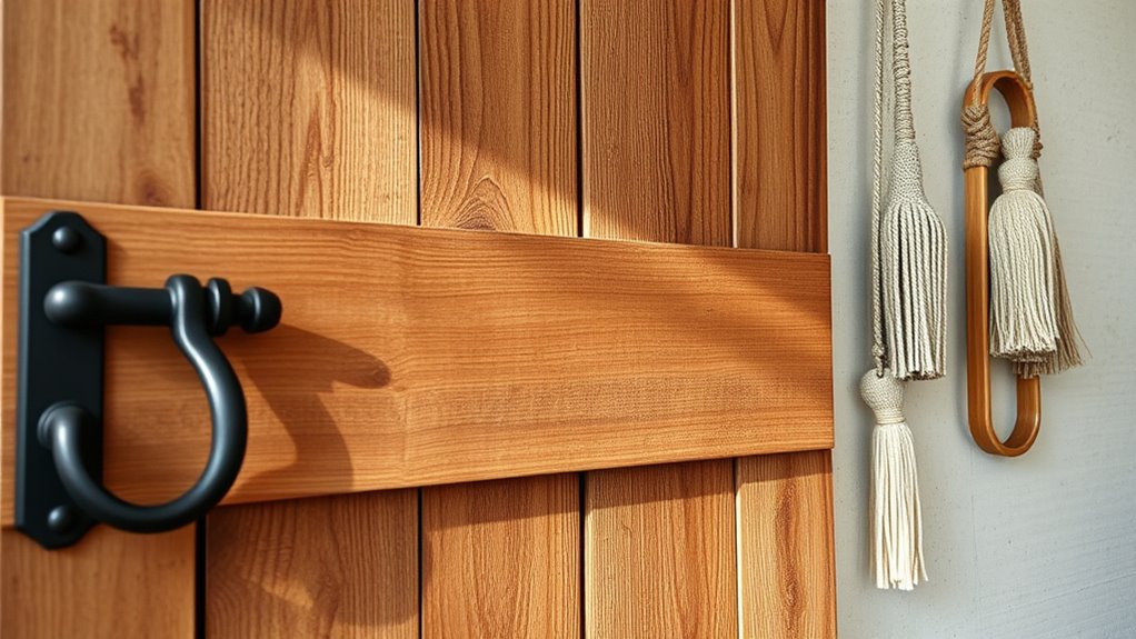 boho barn door hardware