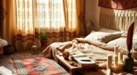 boho morning grounding rituals