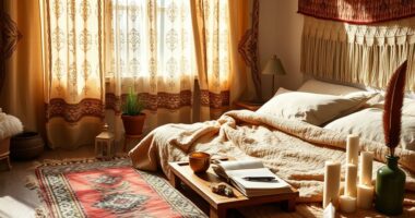 boho morning grounding rituals
