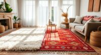 boho rug layering tips