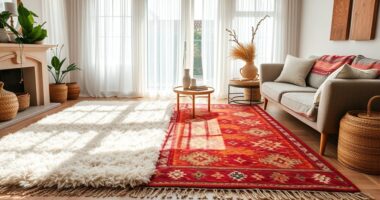 boho rug layering tips