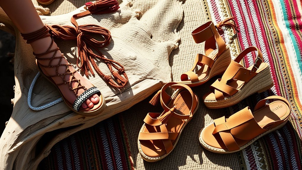 boho sustainable sandal styles