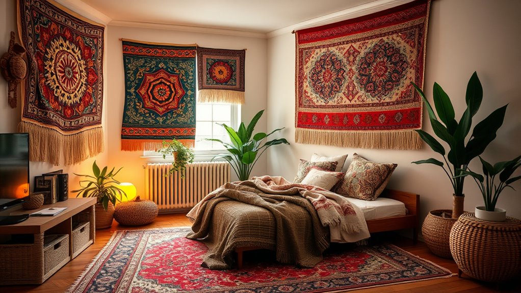 boho textiles for soundproofing