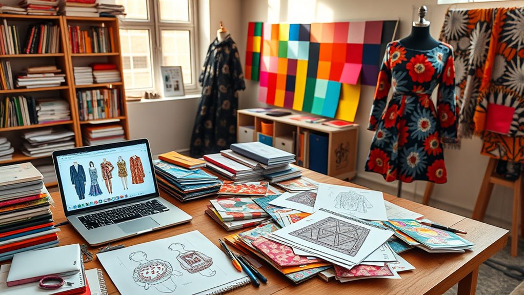 career change graphic to fashion