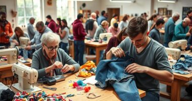 community garment repair events