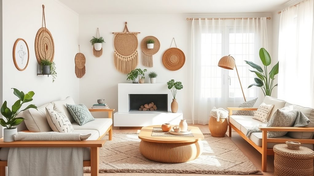 cozy scandinavian boho harmony