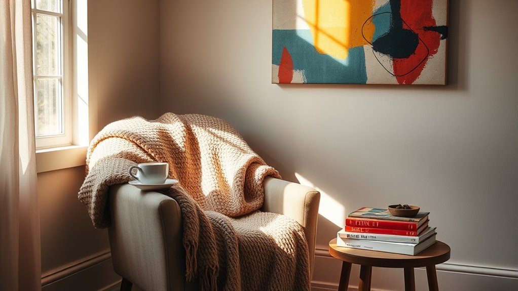 create a mindful unplugging space
