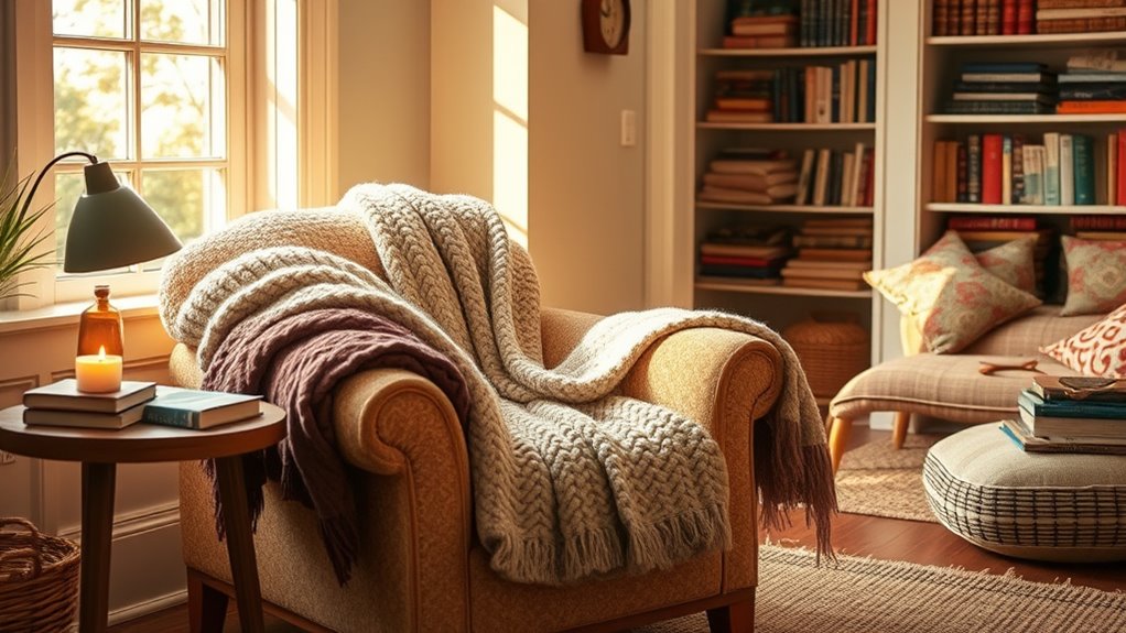 create cozy reading sanctuary