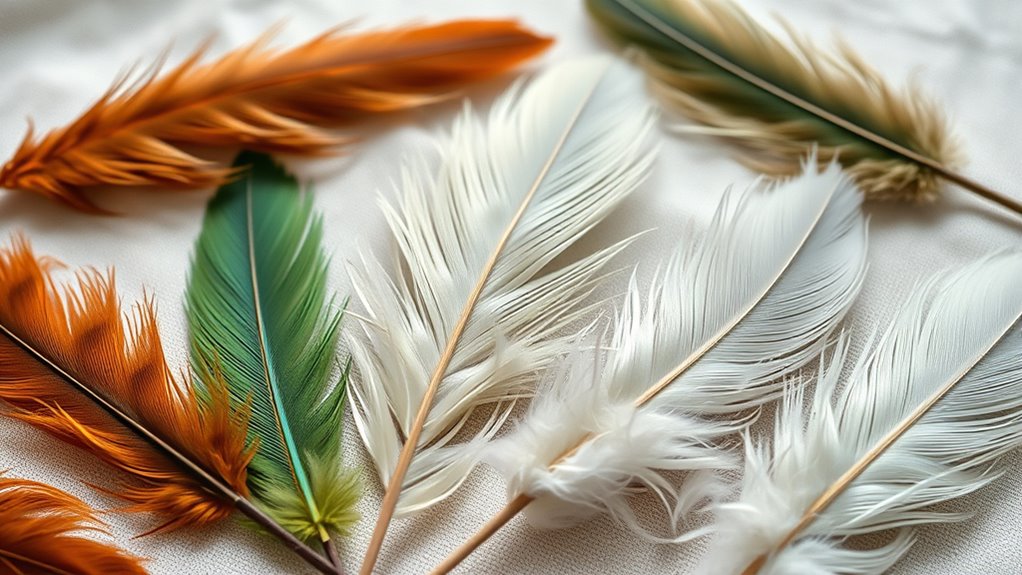 cruelty free feather accessory options