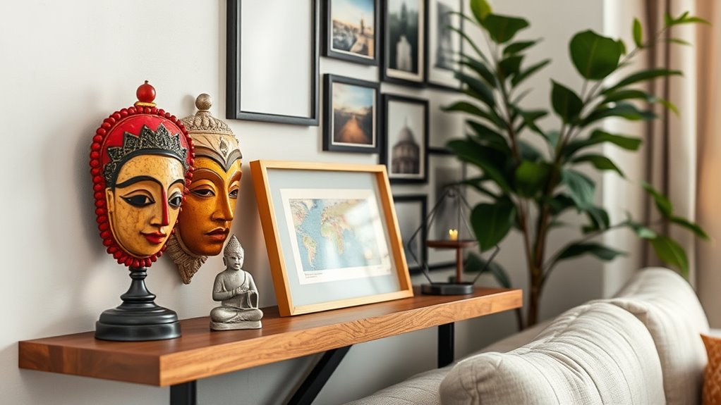 curate personal travel wall