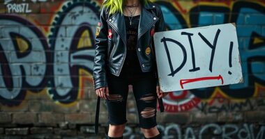 diy punk fashion rebellion