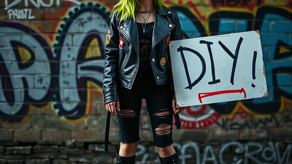diy punk fashion rebellion