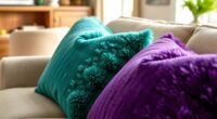 durable shape retaining throw pillows