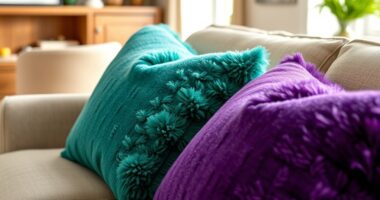 durable shape retaining throw pillows