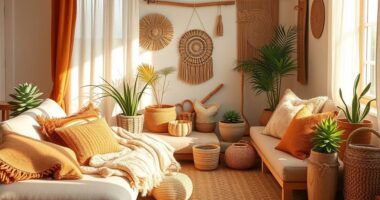 earth tones evoke calming serenity