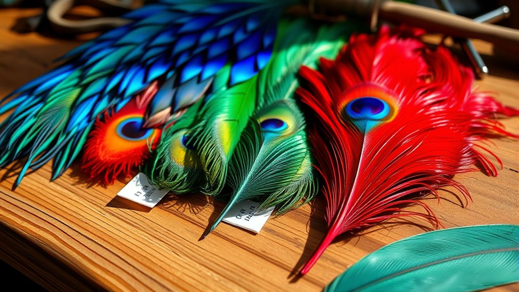ethical exotic feather sourcing
