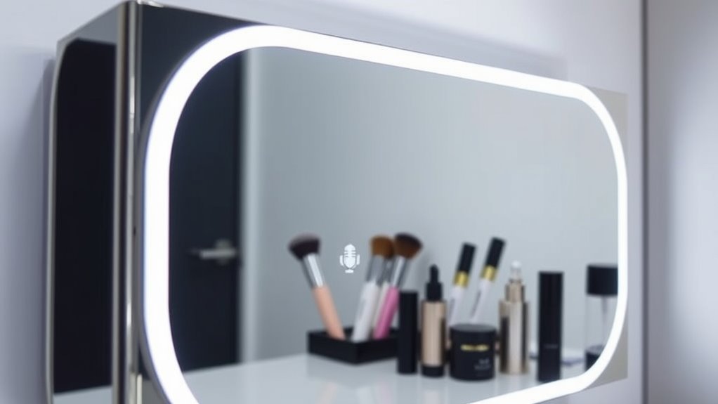 features of voice activated mirrors