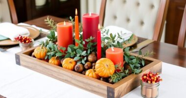 festive budget friendly table decor