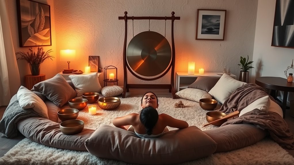 healing frequencies promote relaxation