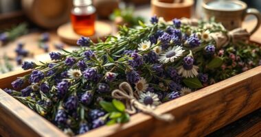 homemade relaxing herbal blend