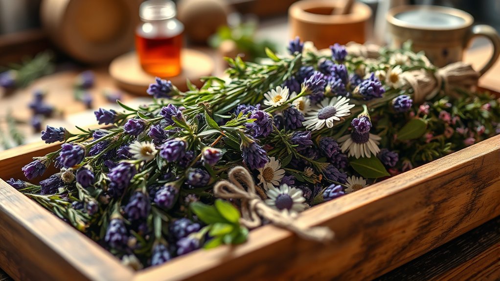 homemade relaxing herbal blend