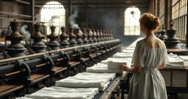 industrial revolution clothing production