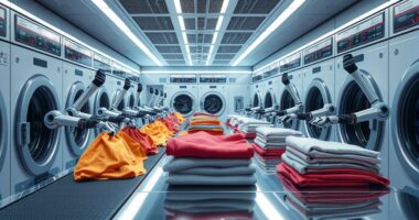 laundry automation with robots