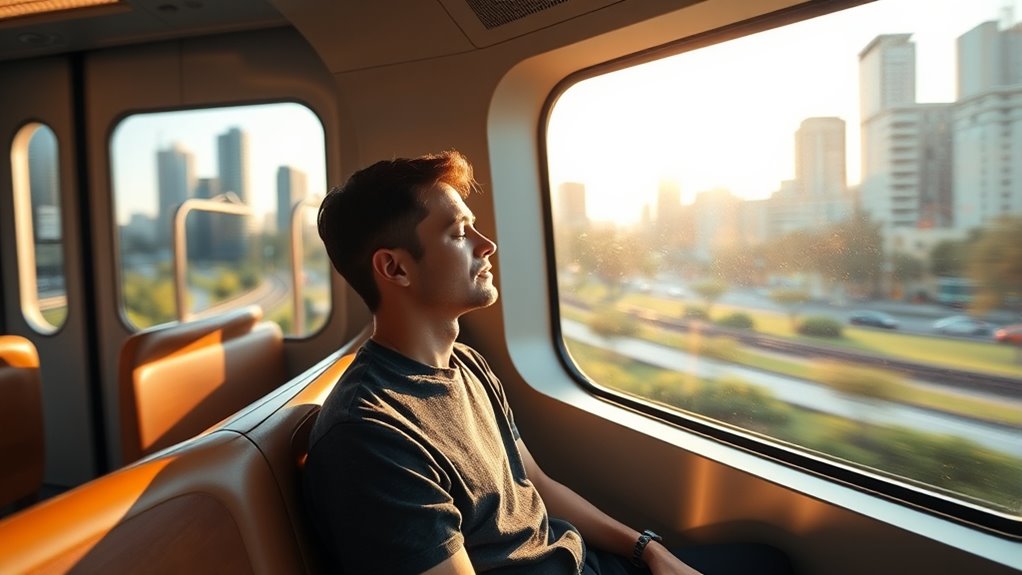 mindful commute for stress