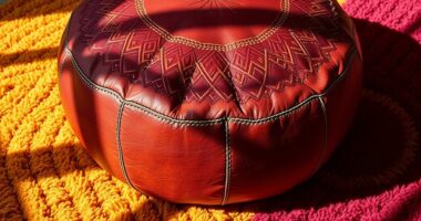 moroccan poufs fillings care