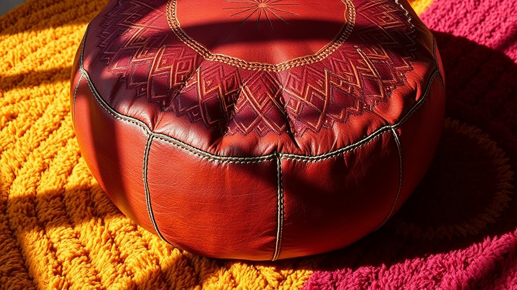 moroccan poufs fillings care