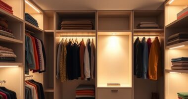 motion sensor wardrobe lighting