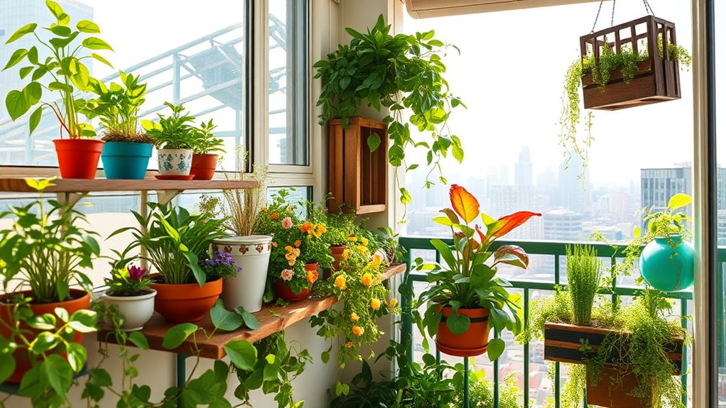 optimize balcony container planting