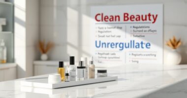 regulation of clean beauty