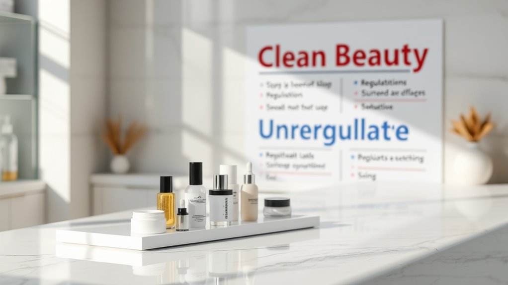 regulation of clean beauty