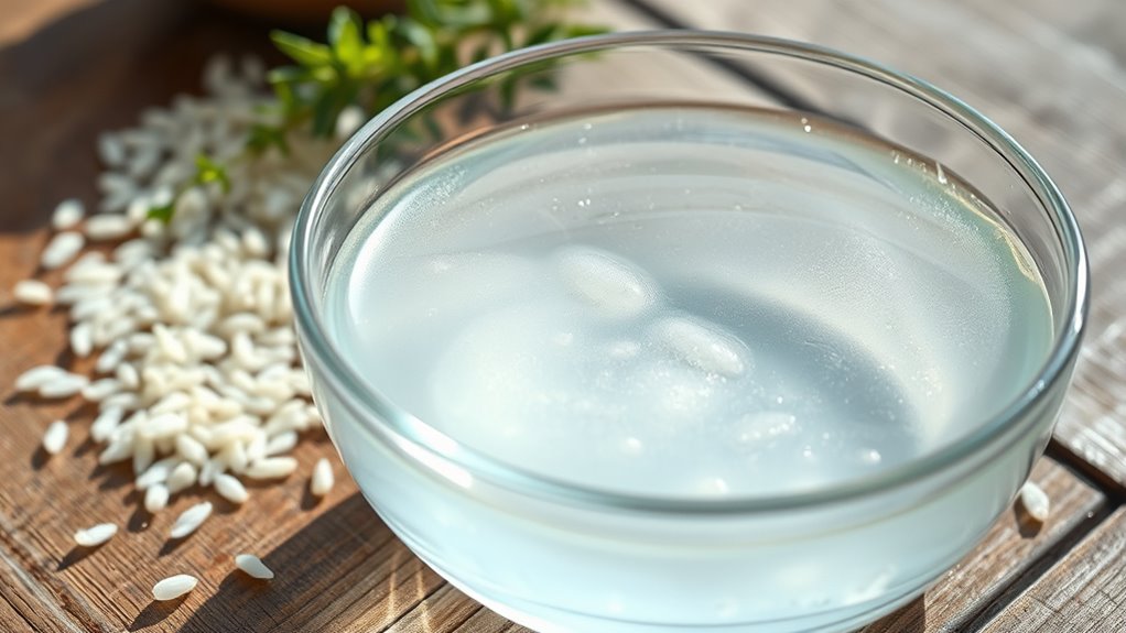 rice water promotes hair growth