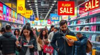 smart shopping during flash sales