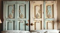 transforming doors into headboards