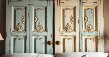 transforming doors into headboards