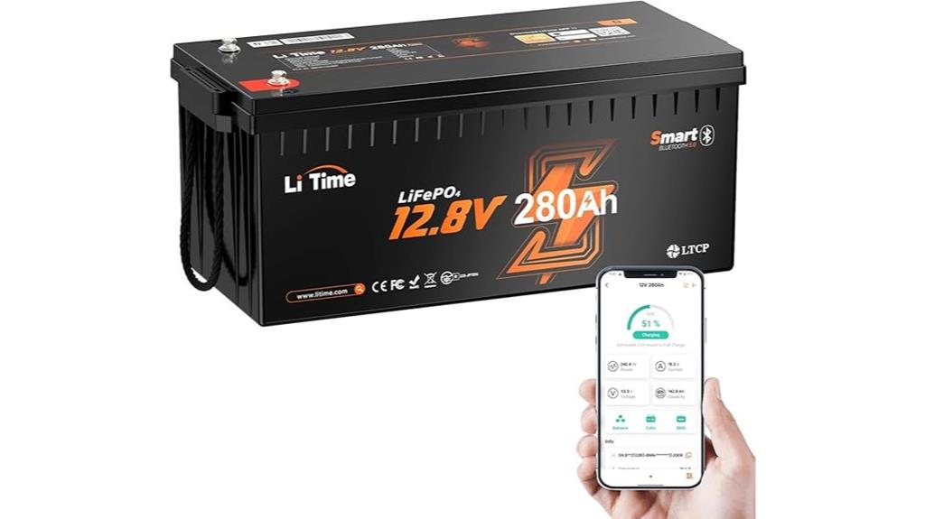 12v 280ah bluetooth battery