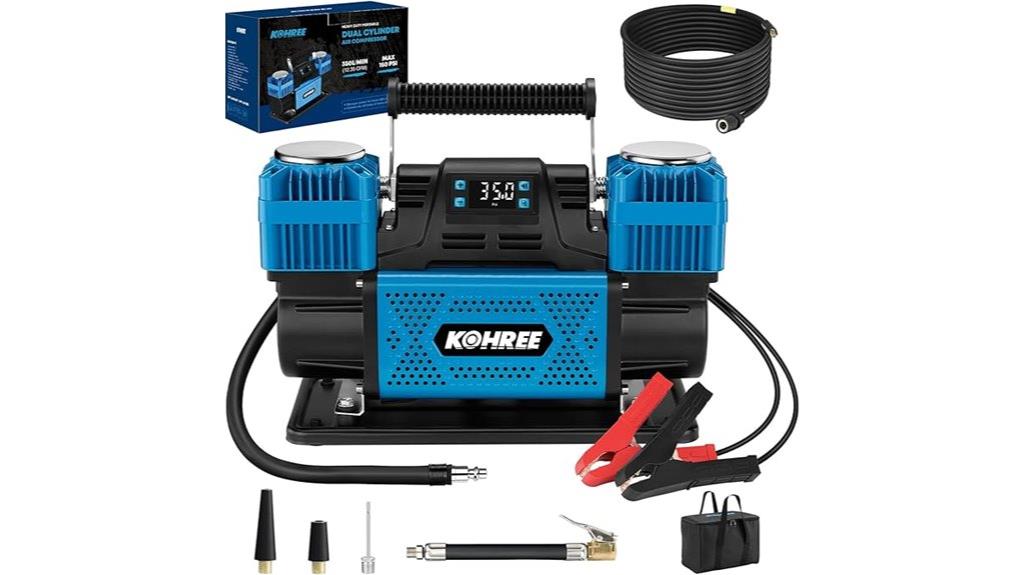 12v dual cylinder compressor