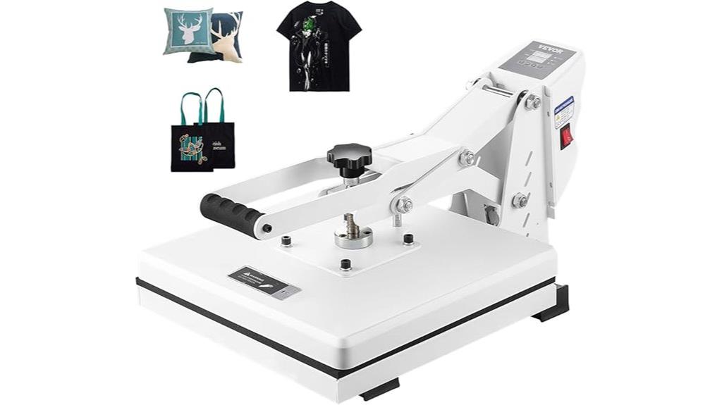 15x15 inch heat press