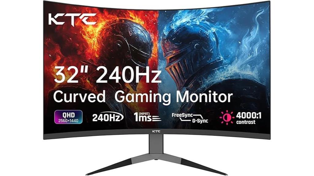 32 inch 240hz curved gaming