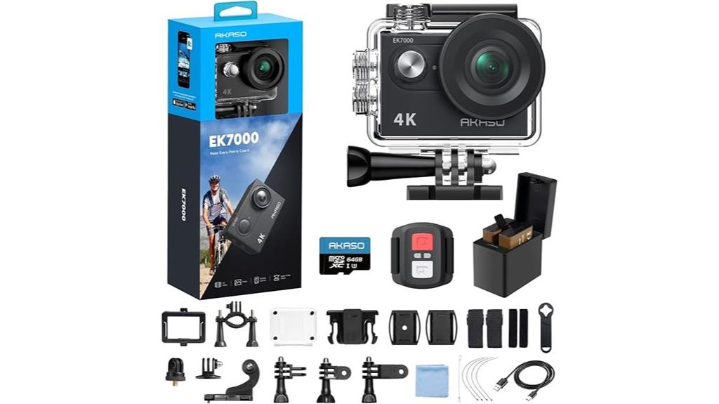 4k action camera kit